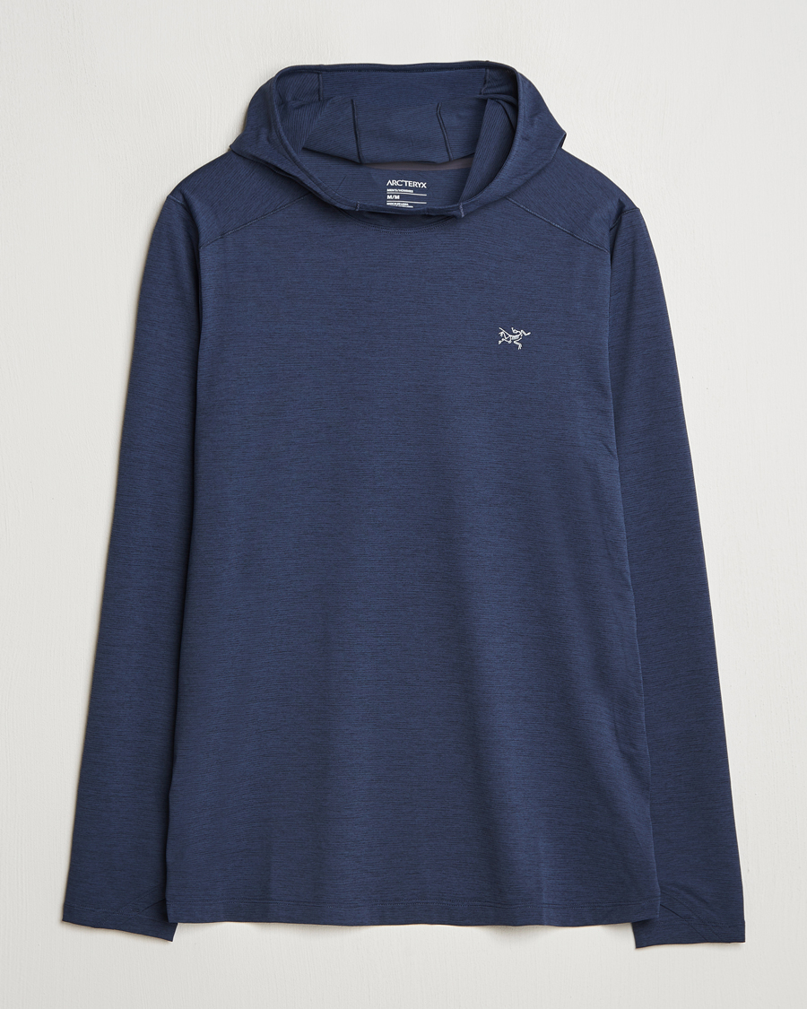 Men | Sweaters & Knitwear | Arc'teryx | Cormac Hoodie Black Sapphire Heather