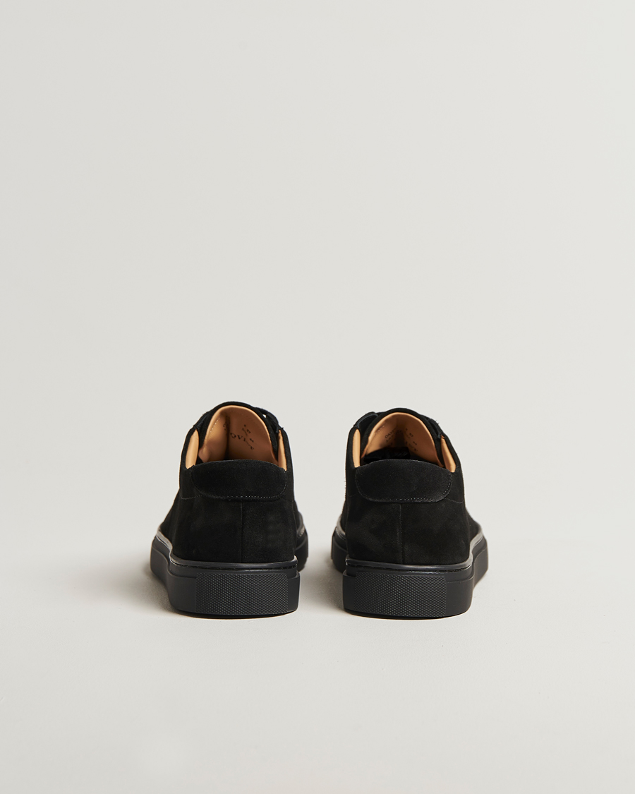 Men | Sneakers | Myrqvist | Oaxen Monochrome II Sneaker Black Suede