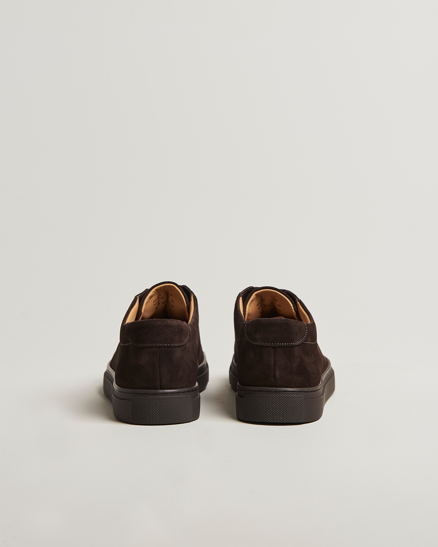 Men | Sneakers | Myrqvist | Oaxen Monochrome II Sneaker Dark Brown Suede