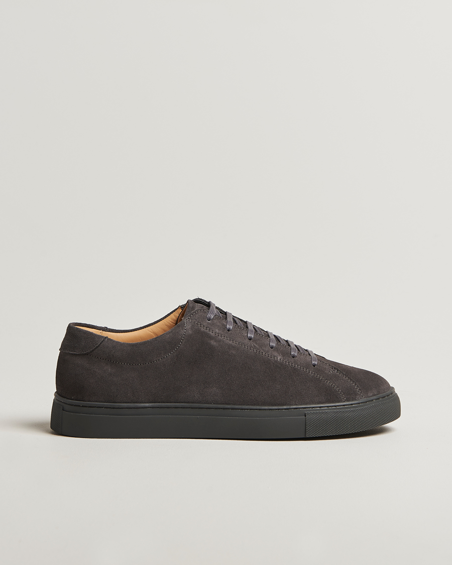 Men | Sneakers | Myrqvist | Oaxen Monochrome II Sneaker Dark Grey Suede