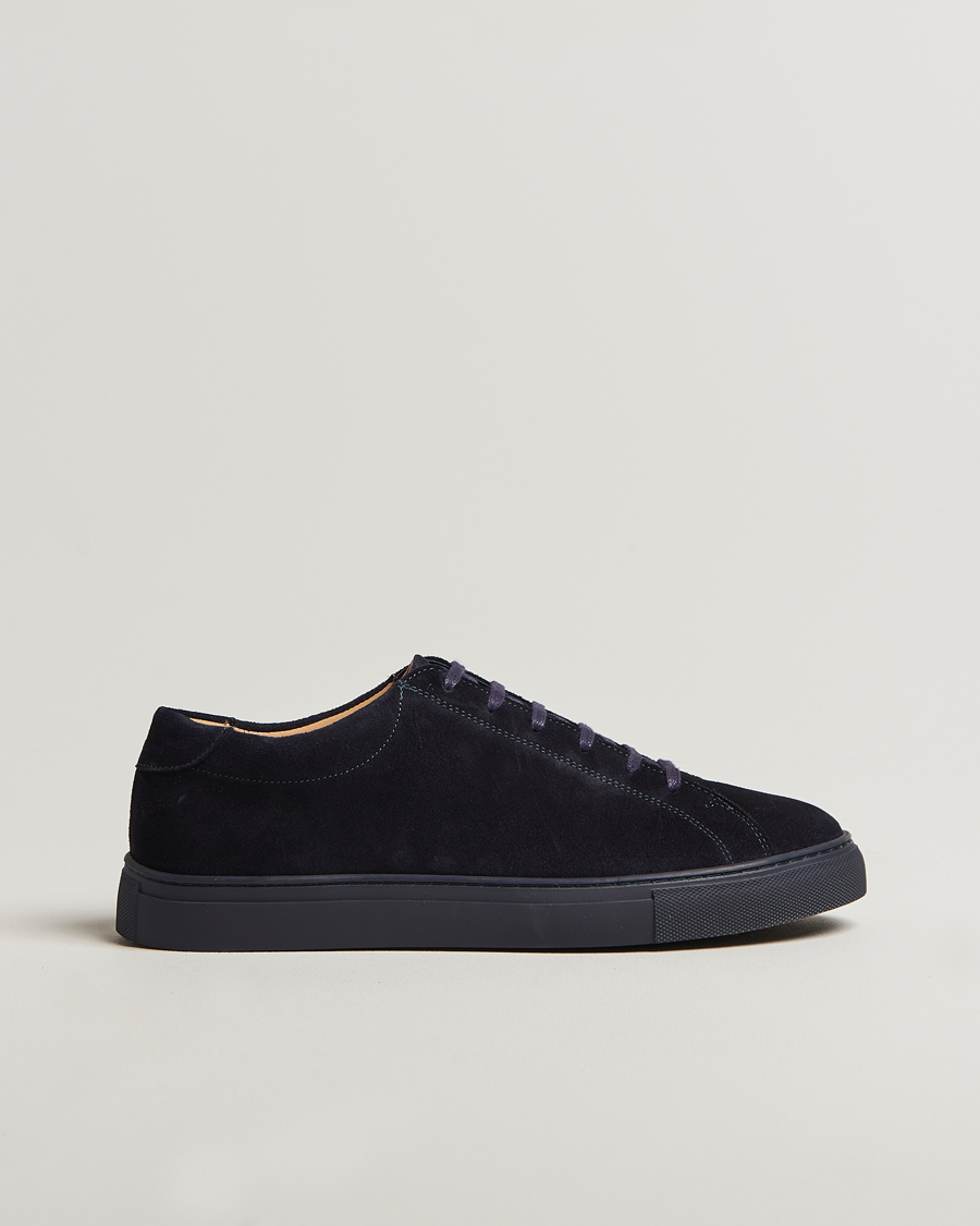 Men | Sneakers | Myrqvist | Oaxen Monochrome II Sneaker Navy Suede