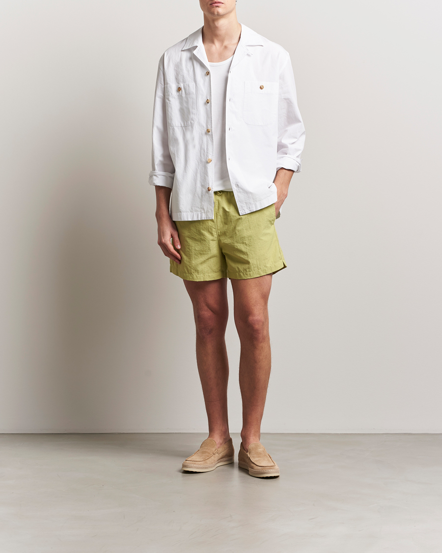 Men | Swimwear | CDLP | Dry Nylon Poplin Swim Trunks Pistachio
