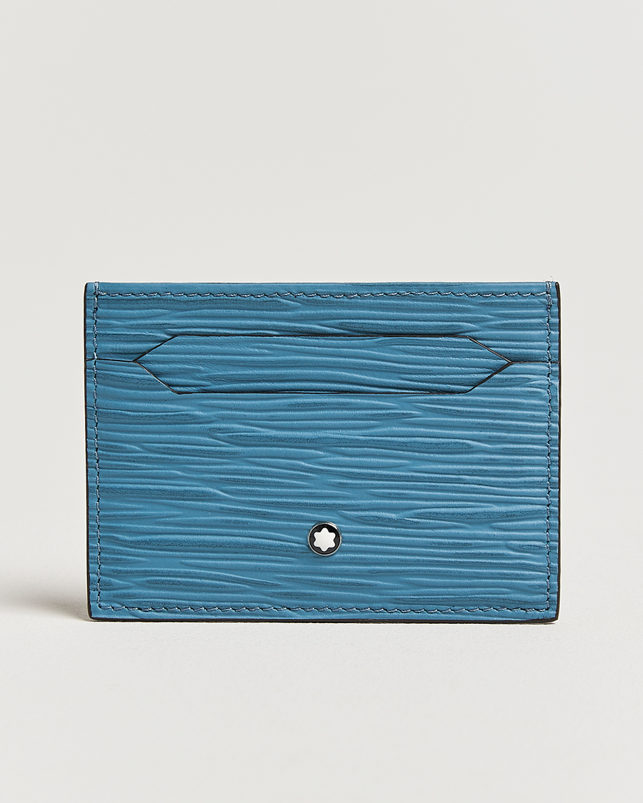 Men | Wallets | Montblanc | 4810 Card Holder 5cc Smokey Blue