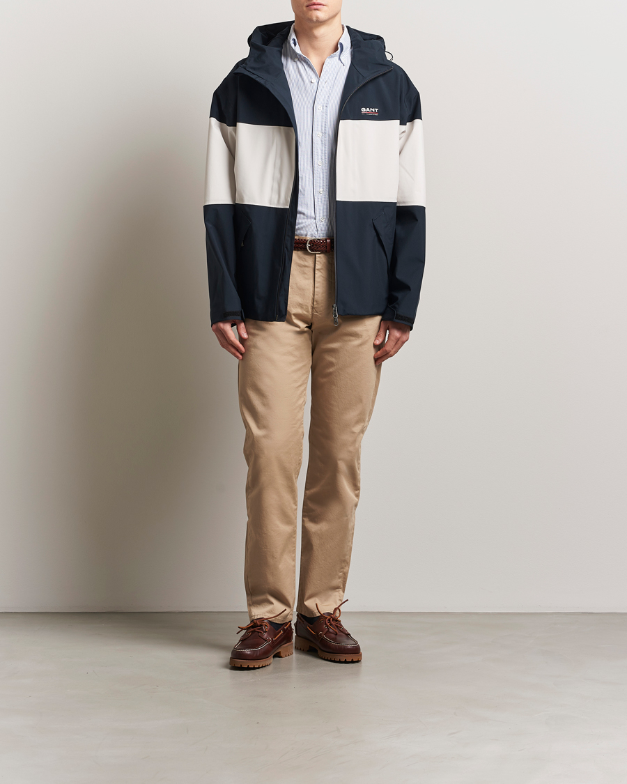Men | Coats & Jackets | GANT 240 Mulberry Street | Hooded Sailor Jacket Navy