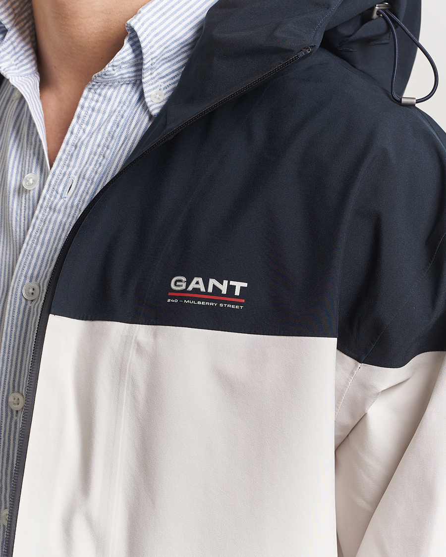 Men | Coats & Jackets | GANT 240 Mulberry Street | Hooded Sailor Jacket Navy