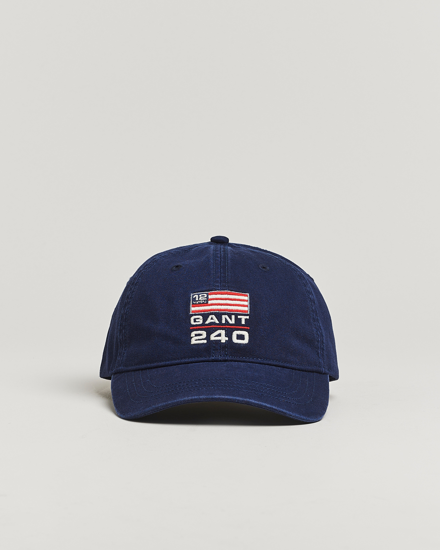 Men | Hats & Caps | GANT 240 Mulberry Street | 240 Flag Cap Classic Blue