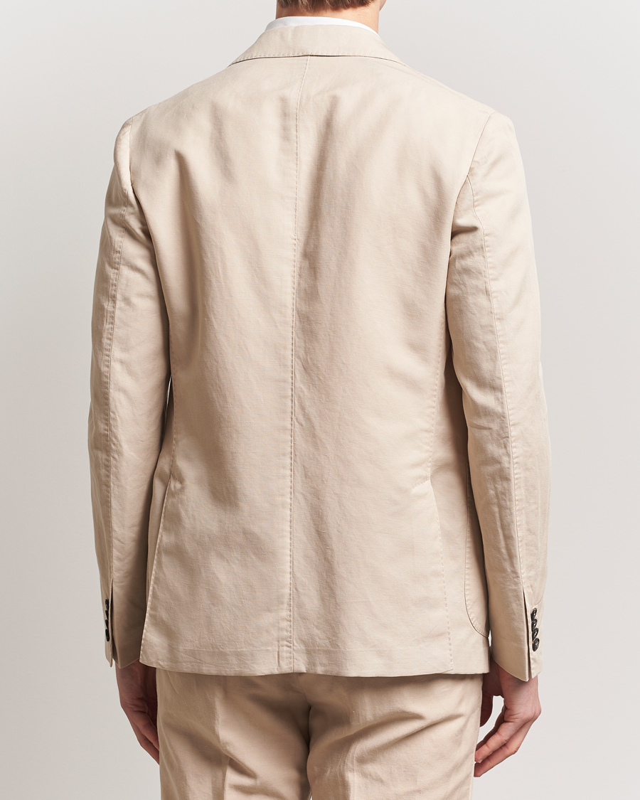 Men | Blazers | Incotex | Unconstructed Chinolino Blazer Beige