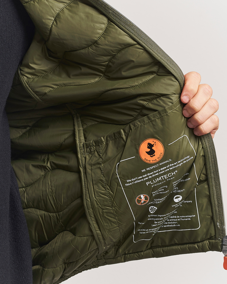 Men | Coats & Jackets | Save The Duck | Whirl Lightweight Padded Jacket Dusty Olive