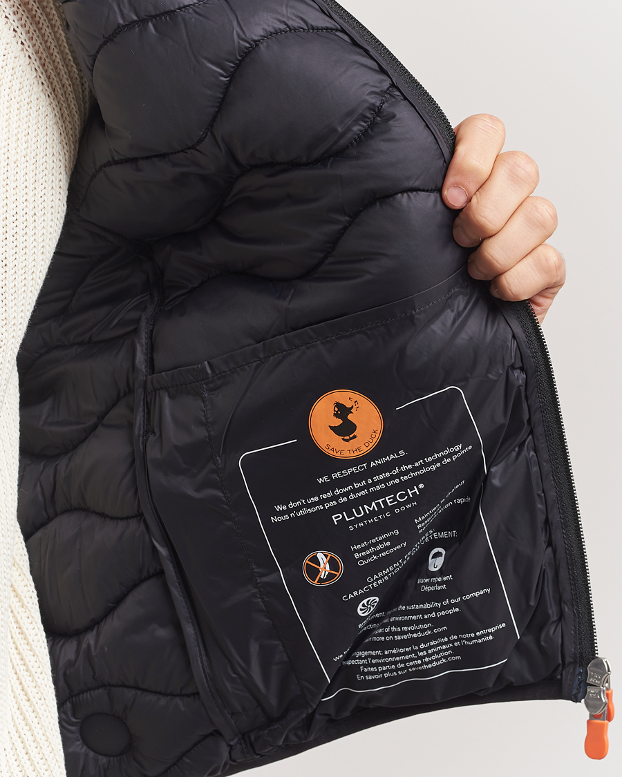Men | Gilets | Save The Duck | Tide Lightweight Padded Vest Black