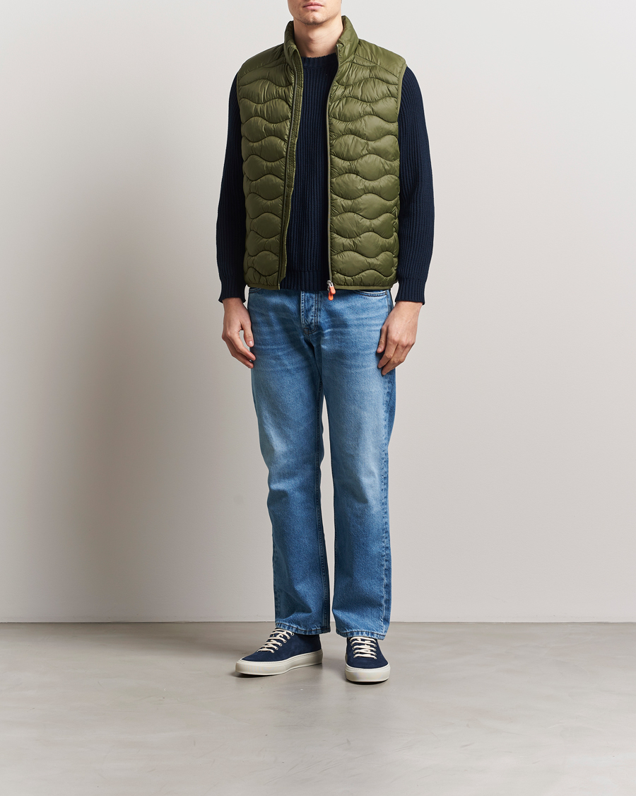 Men | Gilets | Save The Duck | Tide Lightweight Padded Vest Dusty Olive