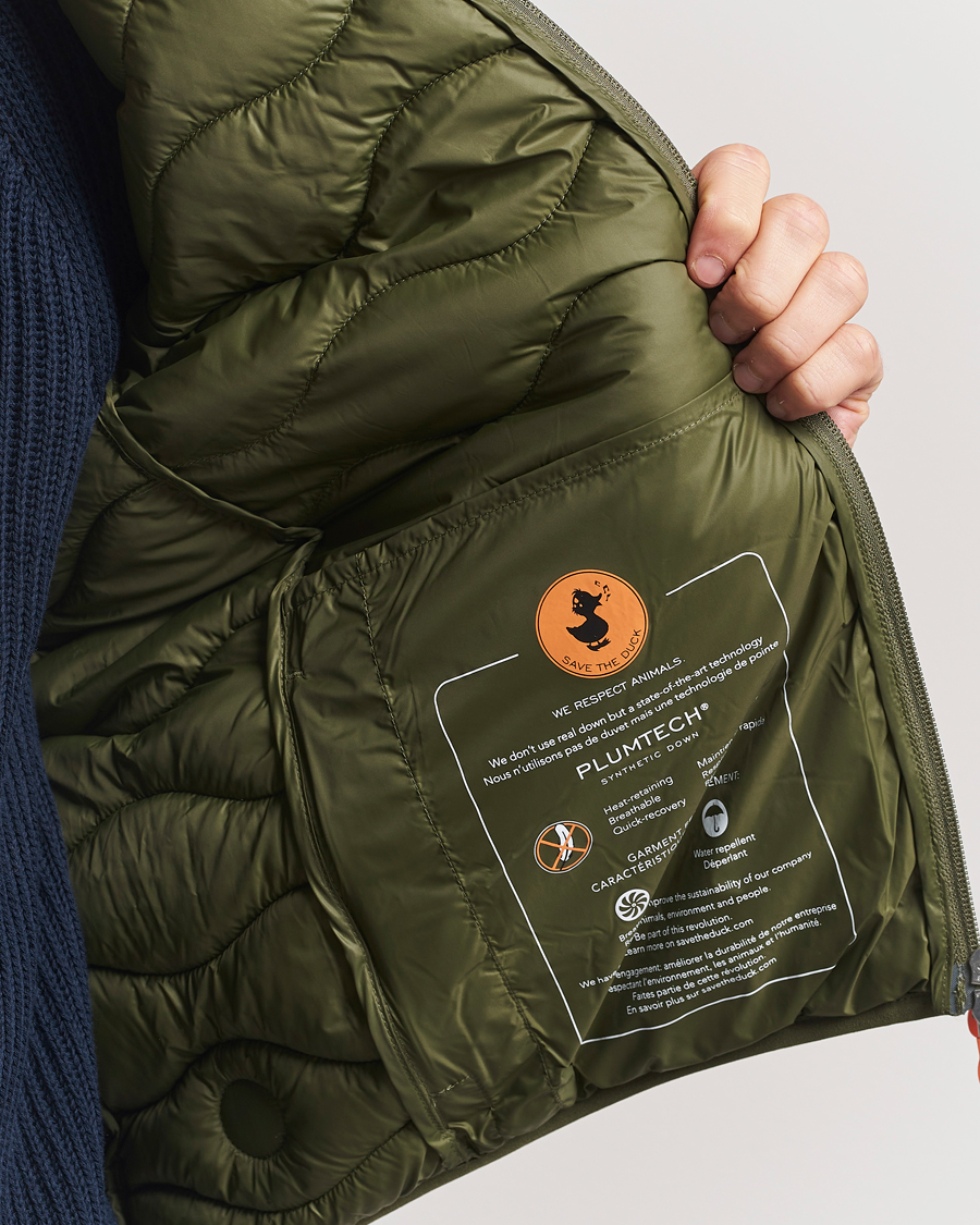 Men | Gilets | Save The Duck | Tide Lightweight Padded Vest Dusty Olive