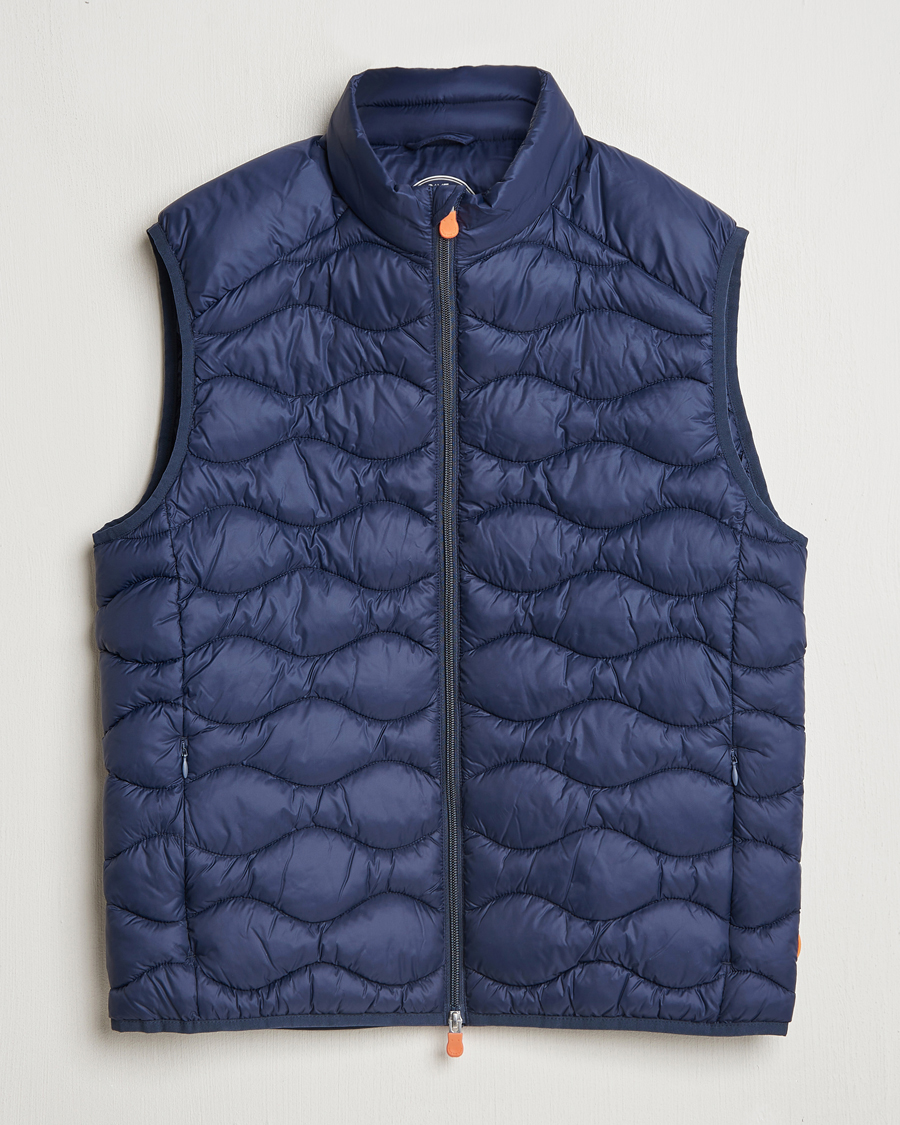 Men | Gilets | Save The Duck | Tide Lightweight Padded Vest Navy Blue