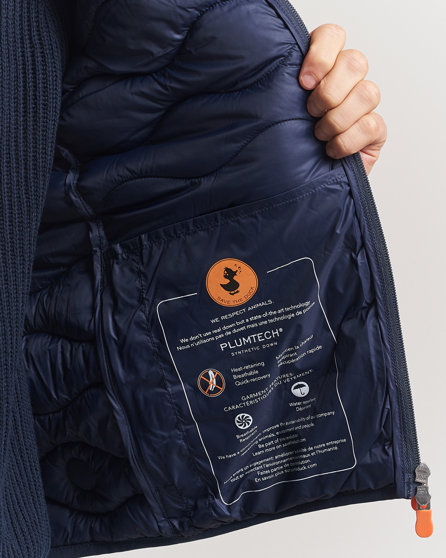 Men | Gilets | Save The Duck | Tide Lightweight Padded Vest Navy Blue
