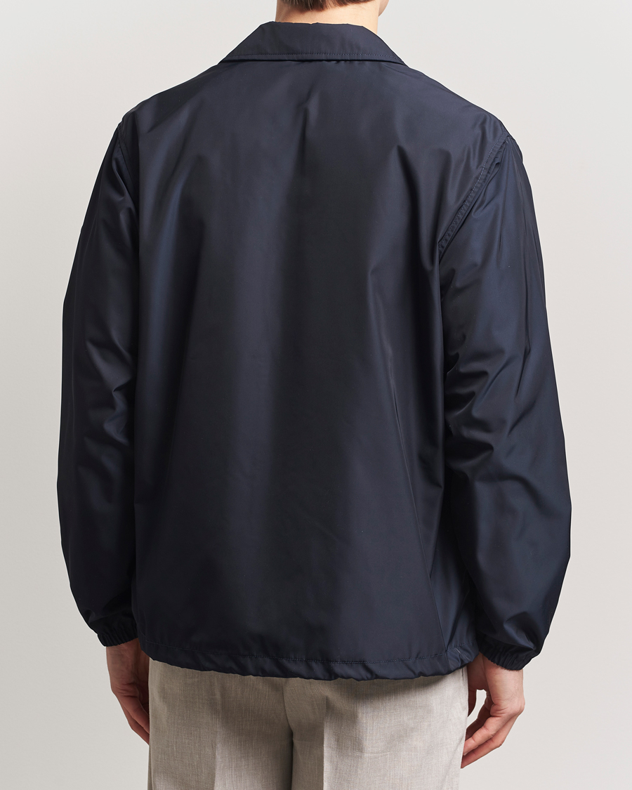 Men | Coats & Jackets | Save The Duck | Prince Wind/Water Resistant Coach Jacket Blue Black