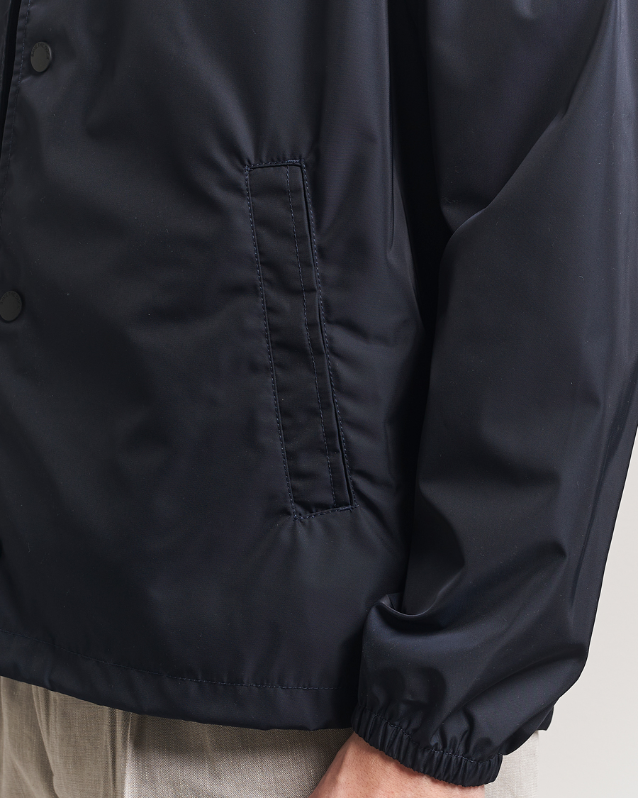 Men | Coats & Jackets | Save The Duck | Prince Wind/Water Resistant Coach Jacket Blue Black