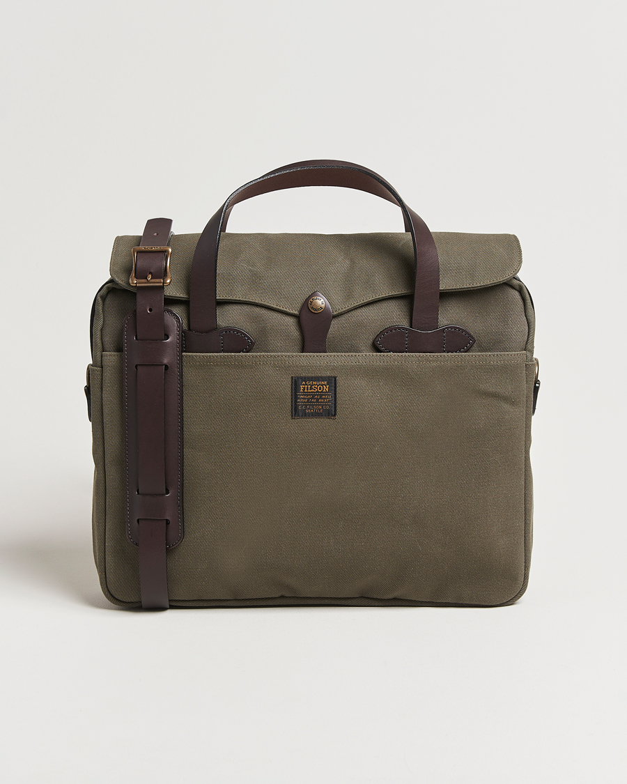 Men | Bags | Filson | Original Briefcase Otter Green