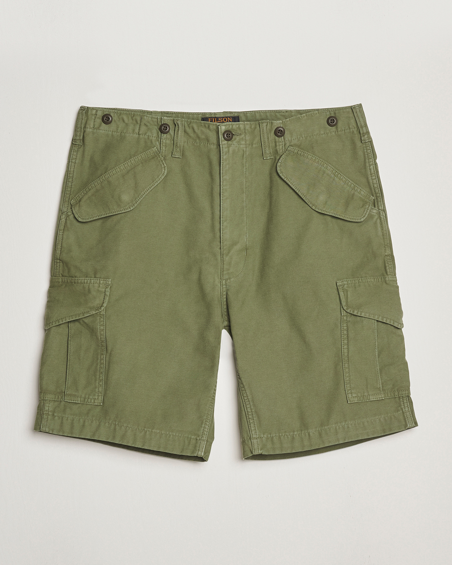 Men | Shorts | Filson | Field Cargo Shorts Washed Green