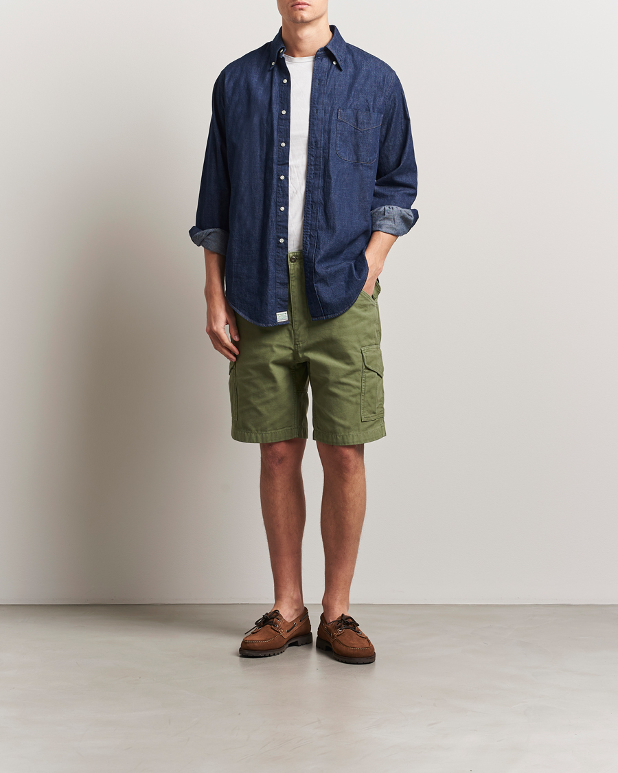 Men | Shorts | Filson | Field Cargo Shorts Washed Green