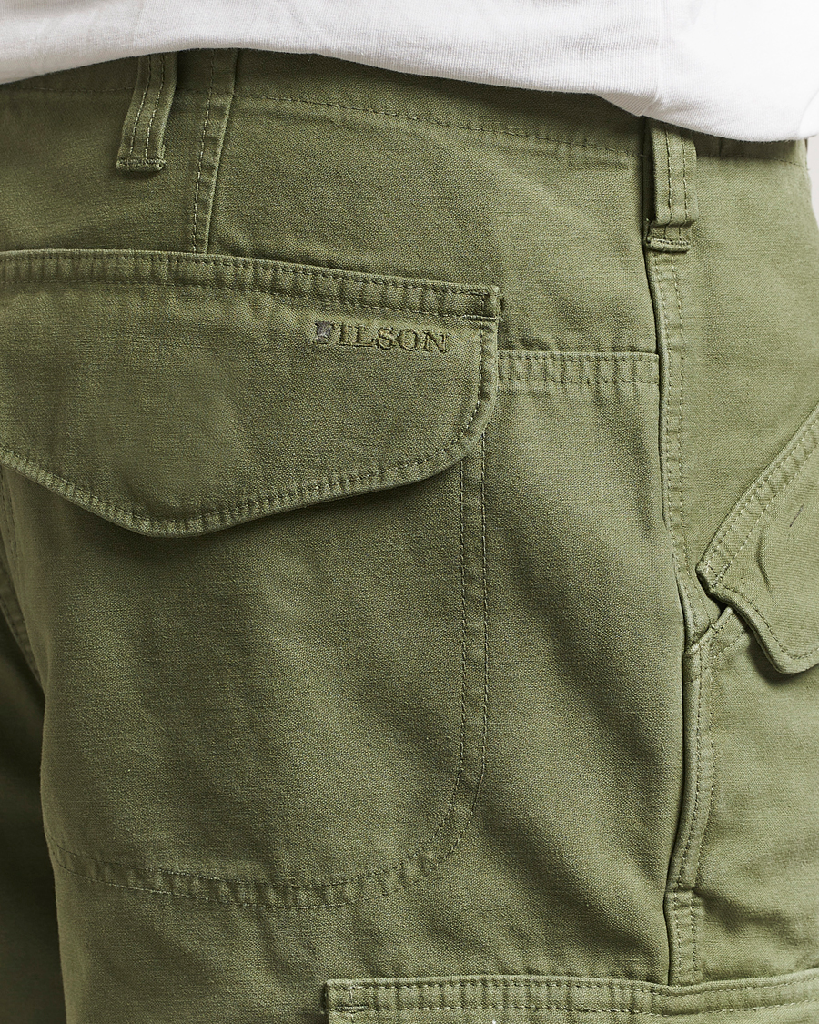 Men | Shorts | Filson | Field Cargo Shorts Washed Green