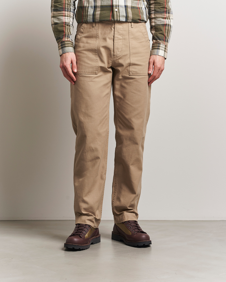 Men | Trousers | Filson | Field Supply Pants Grey Khaki