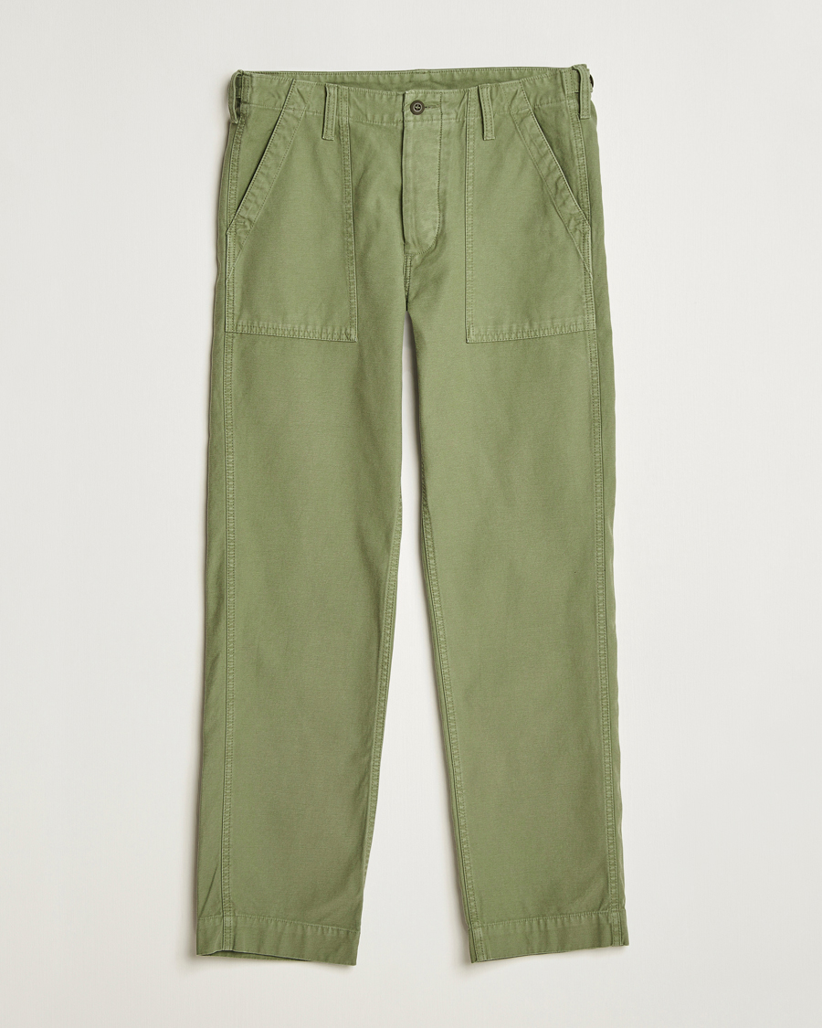 Men | Trousers | Filson | Field Supply Pants Washed Green