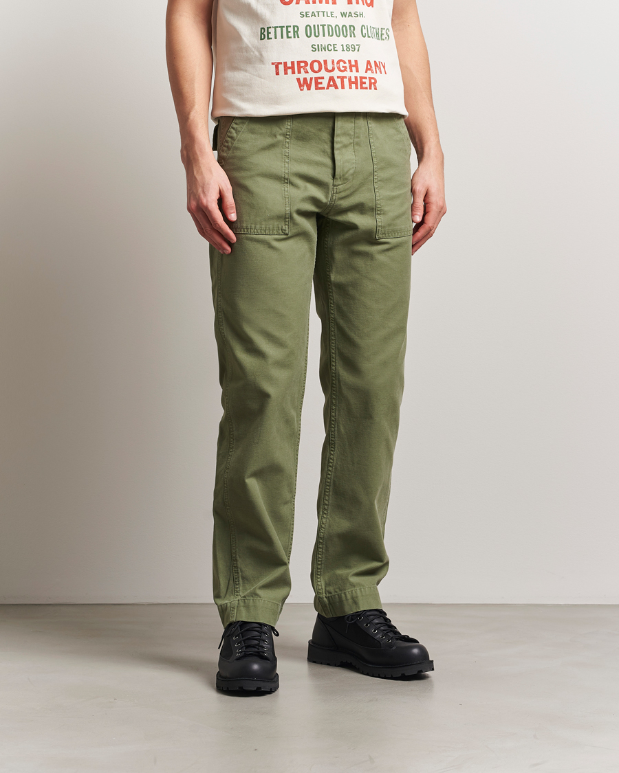 Men | Trousers | Filson | Field Supply Pants Washed Green