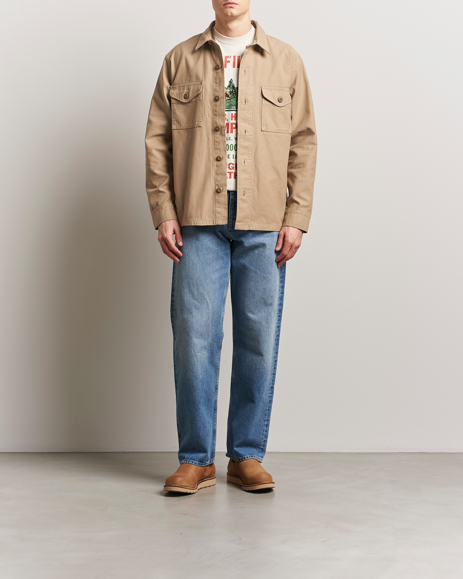 Men | Shirts | Filson | Reverse Sateen Jac-Shirt Gray Khaki
