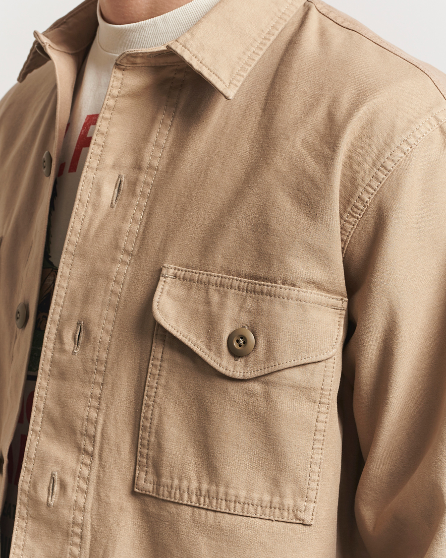 Men | Shirts | Filson | Reverse Sateen Jac-Shirt Gray Khaki
