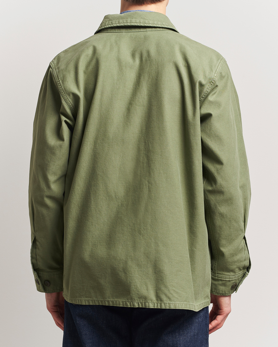 Men | Coats & Jackets | Filson | Reverse Sateen Field Cruiser Washed Green