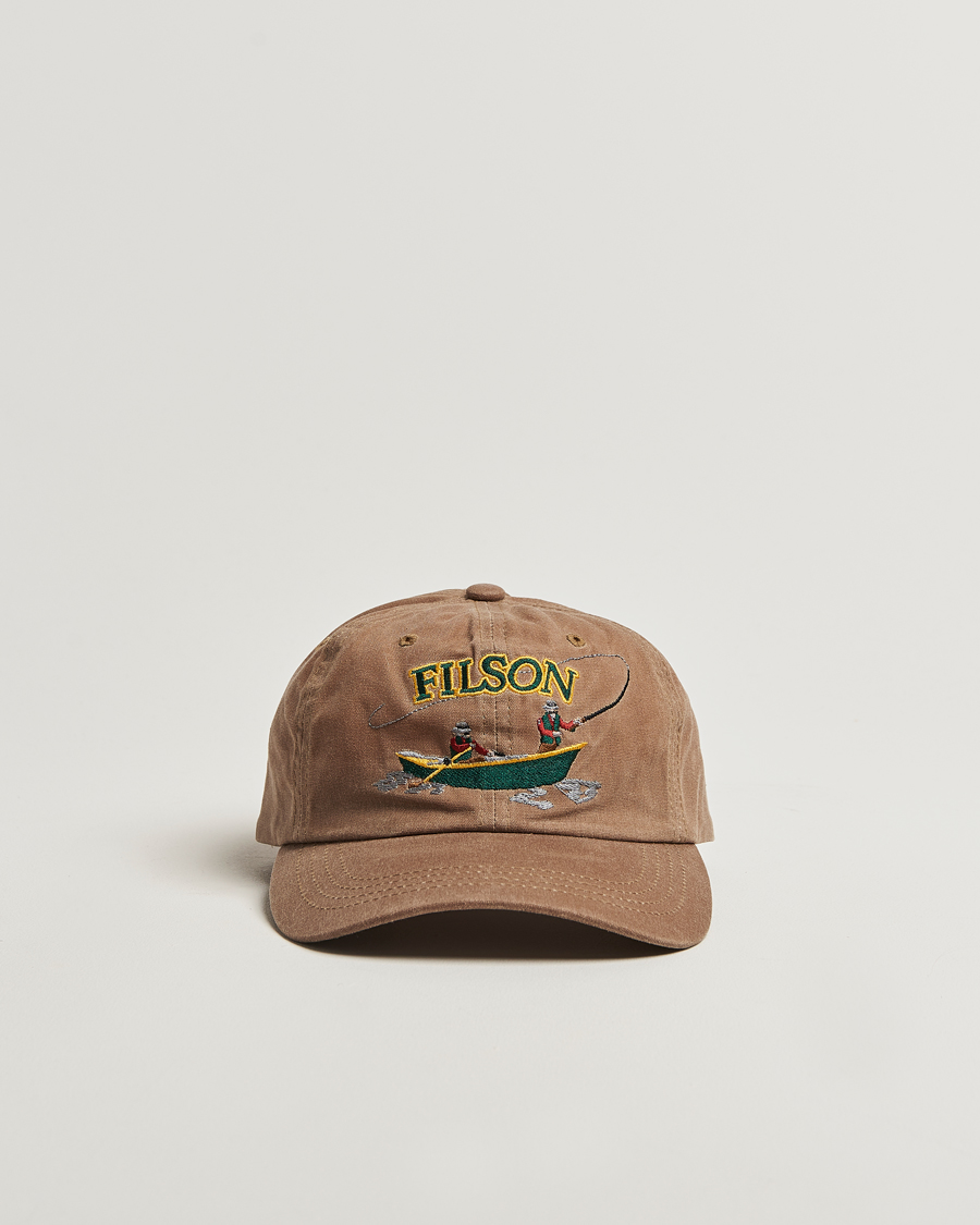 Men | Hats & Caps | Filson | Low Profile Logger Cap Pecan