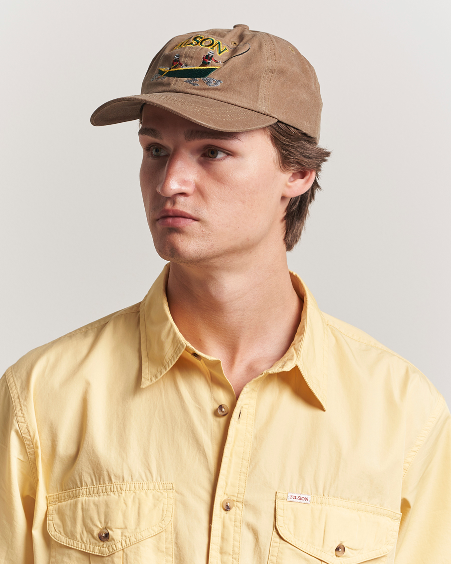Men | Hats & Caps | Filson | Low Profile Logger Cap Pecan