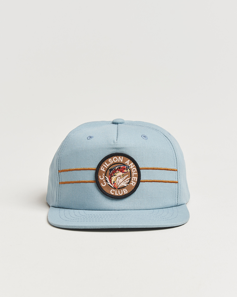 Men | Hats & Caps | Filson | Trucker Cap Light Blue