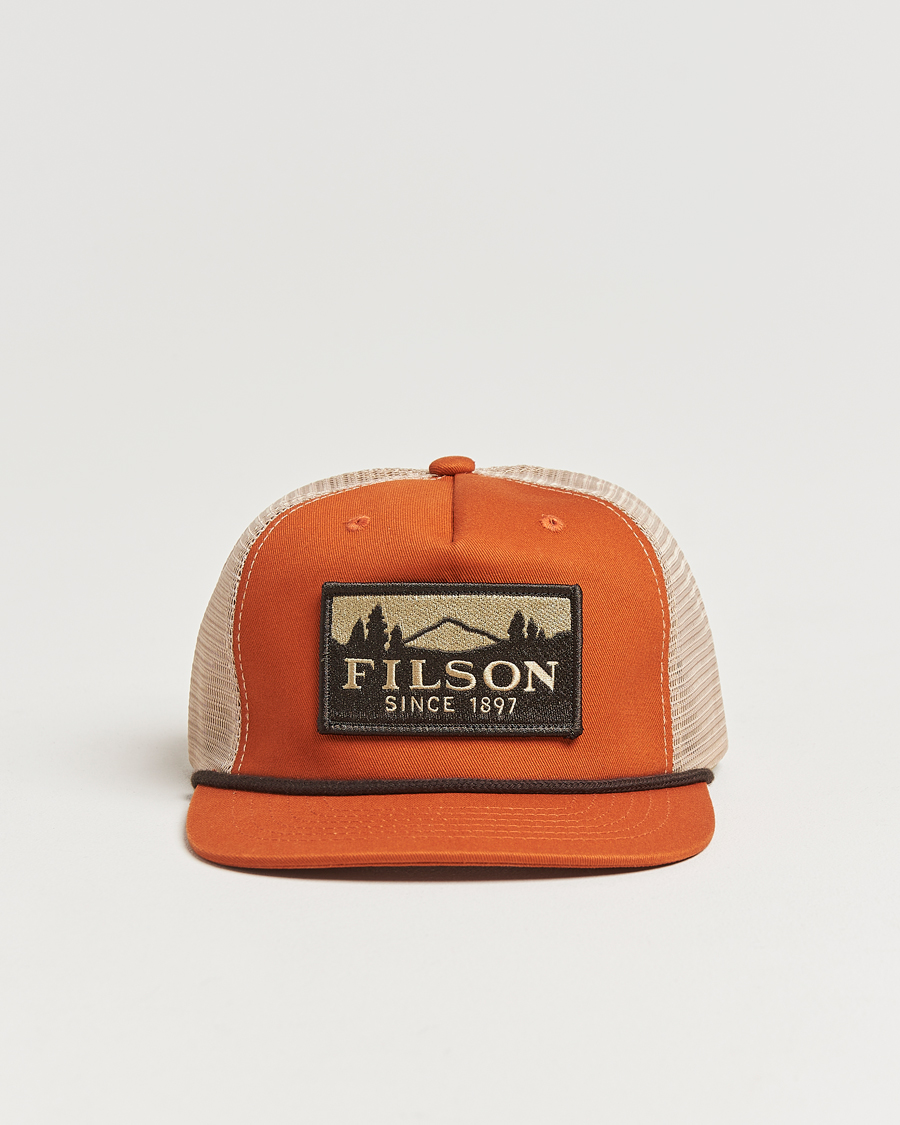 Men | Hats & Caps | Filson | Trucker Mesh Cap Iron Rust