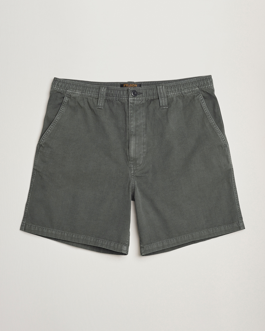 Men | Shorts | Filson | Oakville Canvas Shorts Gravel