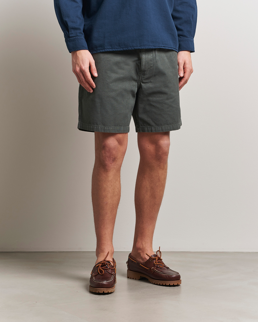 Men | Shorts | Filson | Oakville Canvas Shorts Gravel