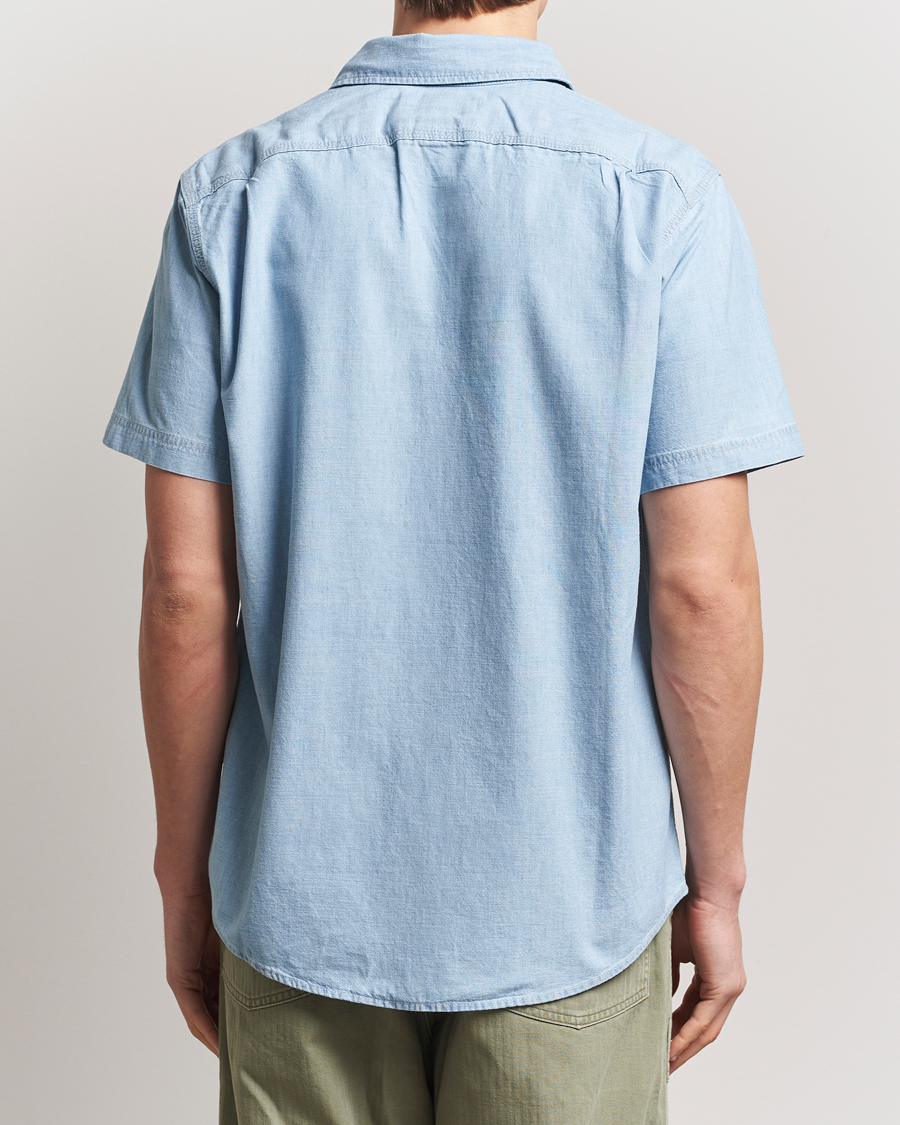Men | Shirts | Filson | Short Sleeve Chambray Shirt Light Indigo