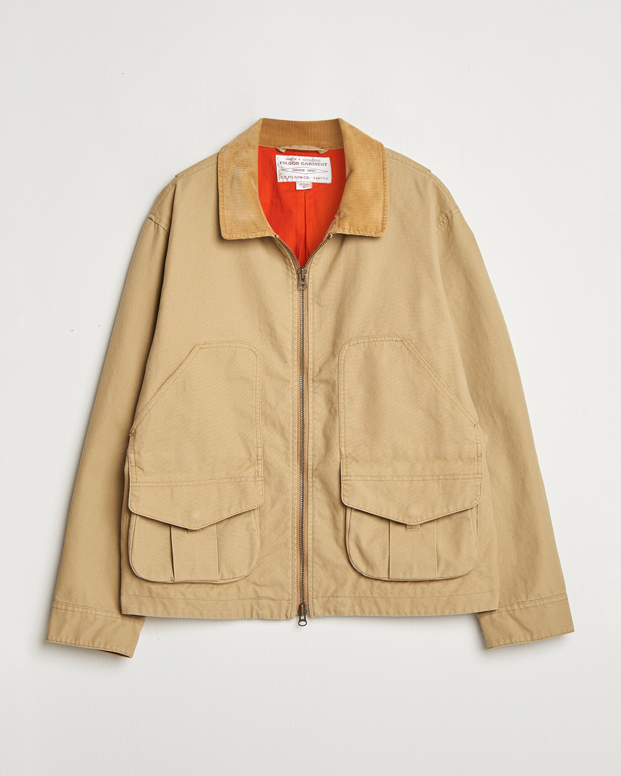 Men | Coats & Jackets | Filson | Dry Tin Hunt Jacket Tan