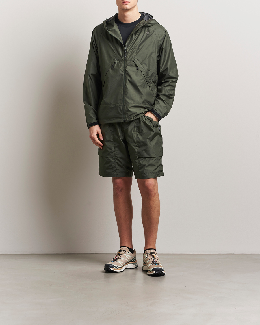 Men | Shorts | Goldwin | Rip-Stop Cargo Shorts Dark Olive