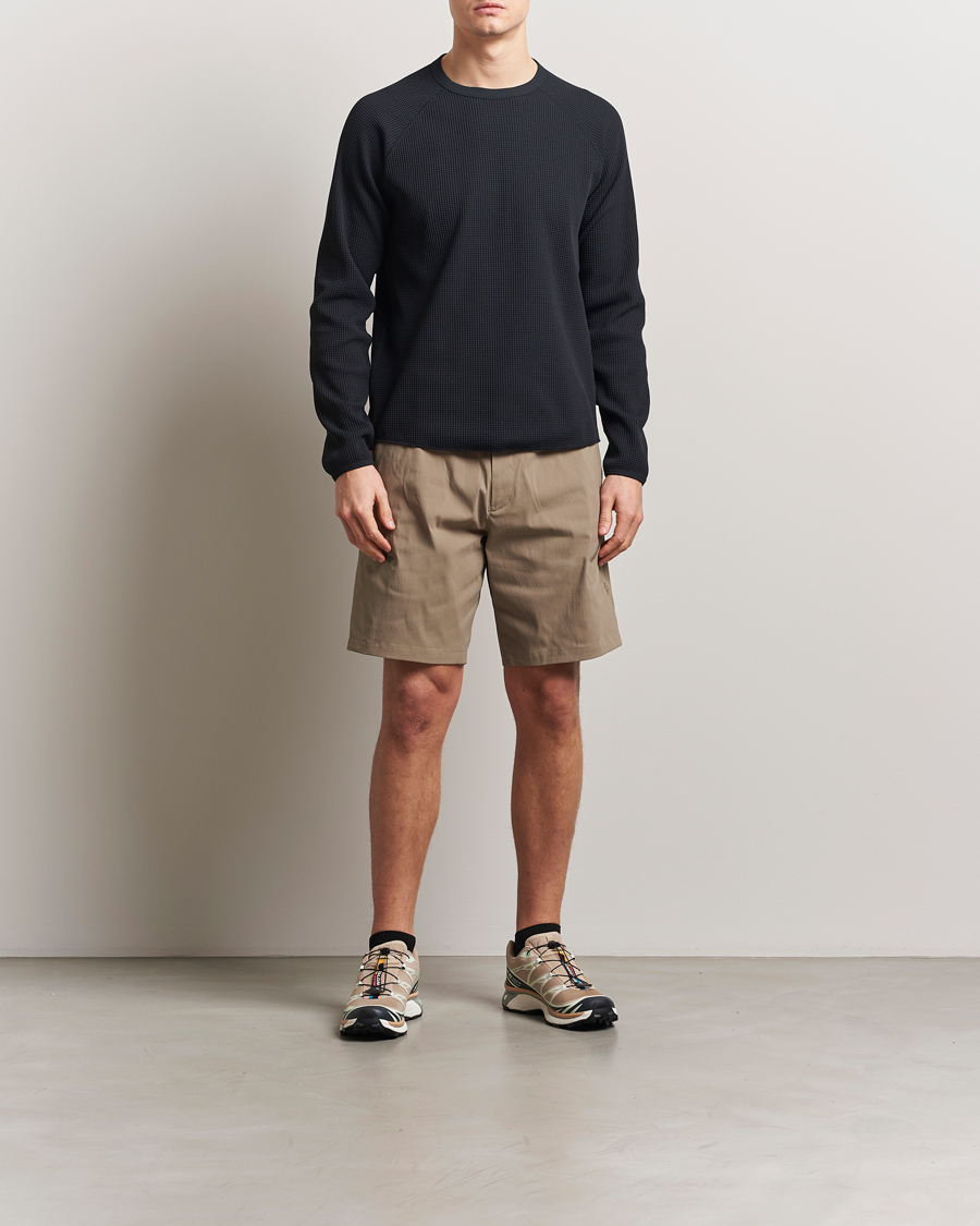 Men | T-Shirts | Goldwin | WF Light L/S T-Shirt Black