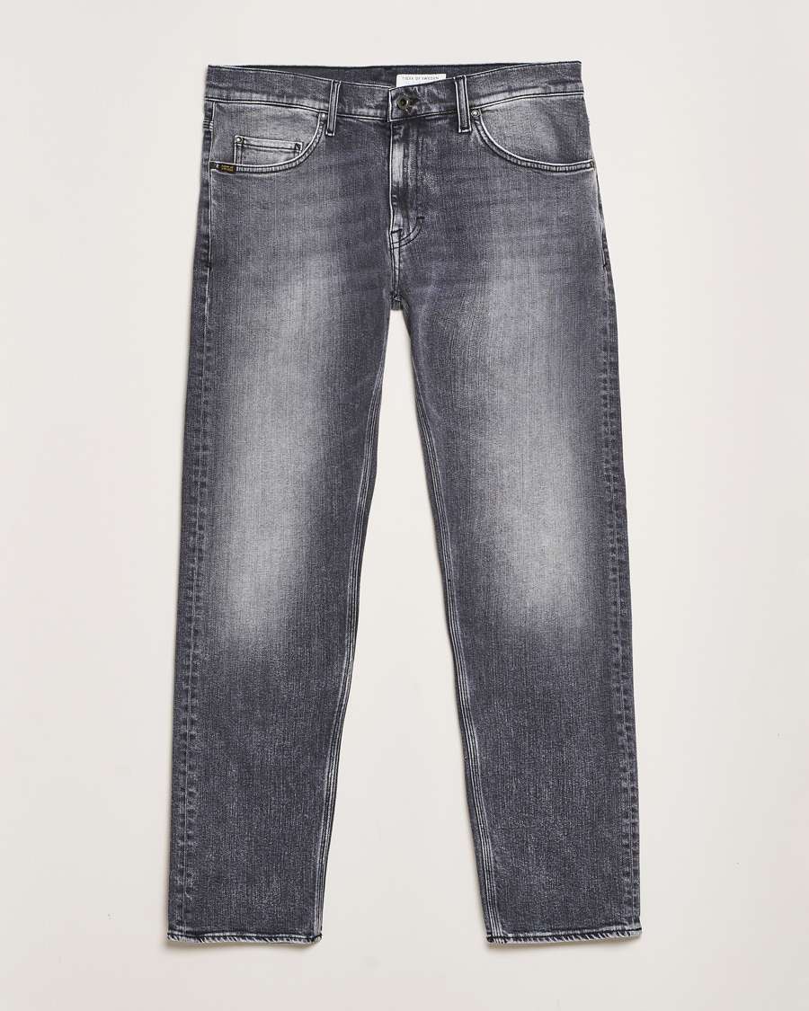 Men | Jeans | Tiger of Sweden | Pistolero Stretch Cotton Jeans Washed Black
