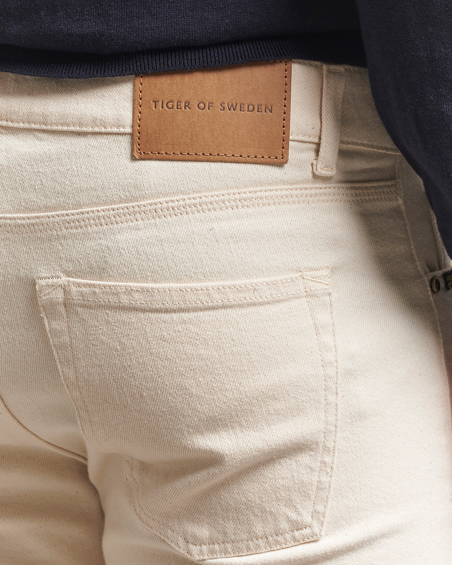 Men | Trousers | Tiger of Sweden | Des Jeans Ecru
