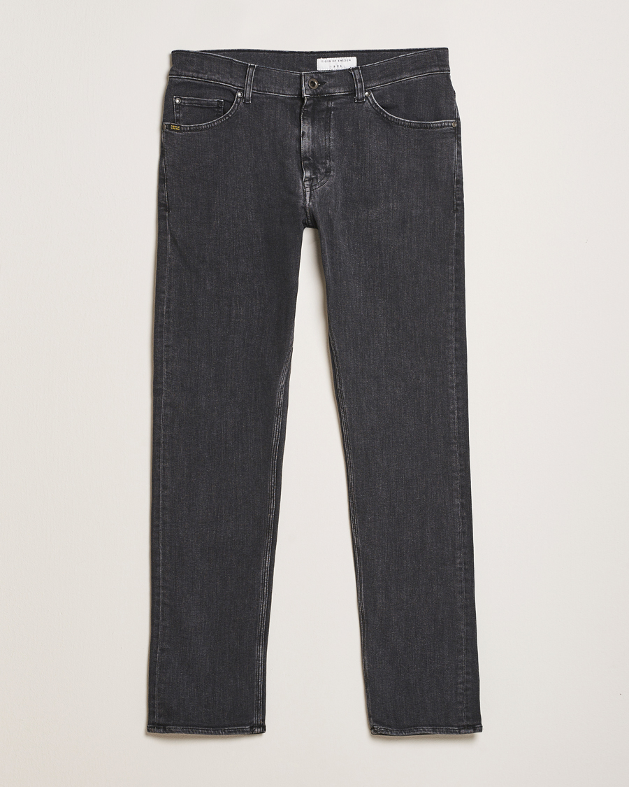 Men | Jeans | Tiger of Sweden | Evolve Stretch Cotton Jeans Washed Black