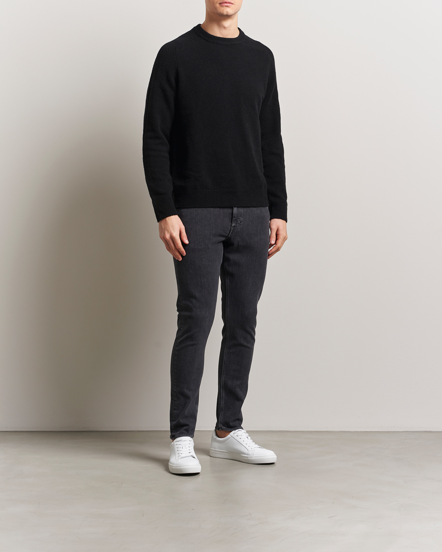 Men | Jeans | Tiger of Sweden | Evolve Stretch Cotton Jeans Washed Black