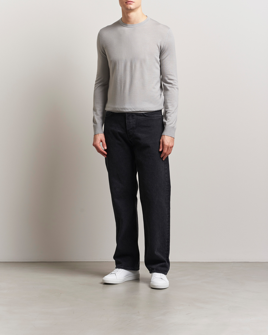 Men | Sweaters & Knitwear | Tiger of Sweden | Connor Merino Sweater Granite