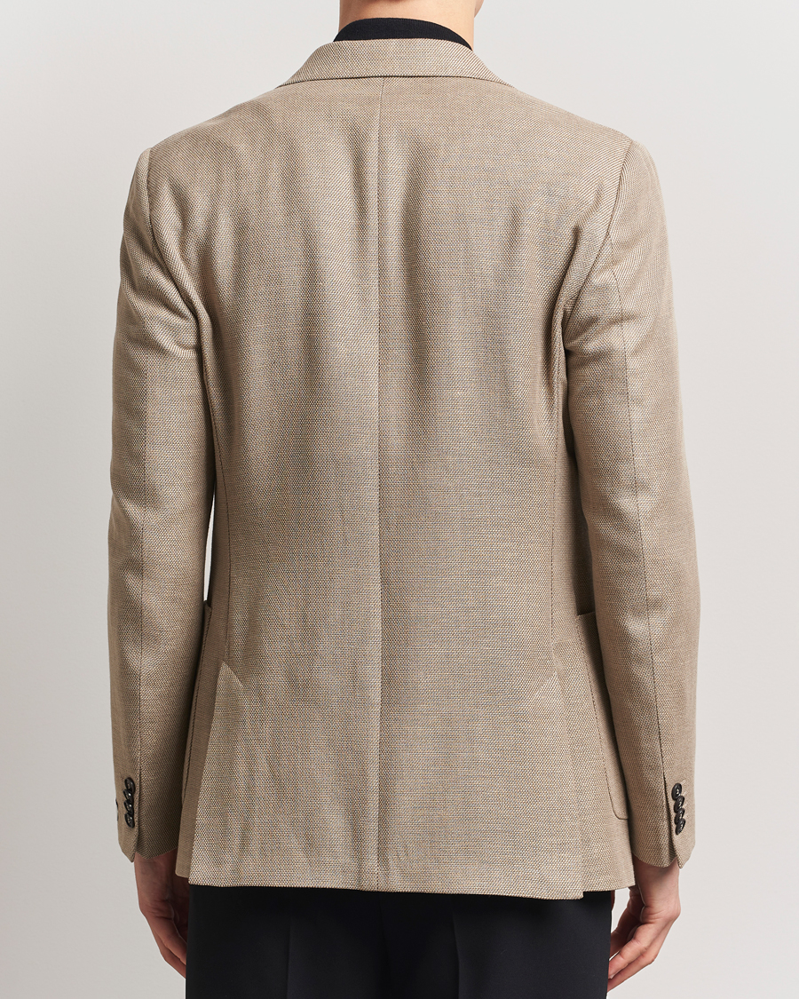 Men | Blazers | Tiger of Sweden | Justin Linen/Cotton Structured Blazer Practical Beige