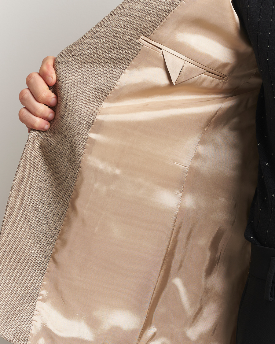 Men | Blazers | Tiger of Sweden | Justin Linen/Cotton Structured Blazer Practical Beige