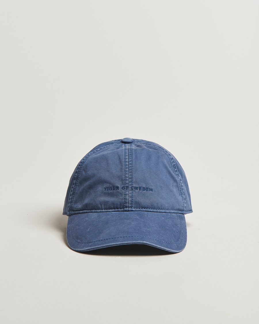 Men | Hats & Caps | Tiger of Sweden | Hent Washed Logo Cap Bering Sea