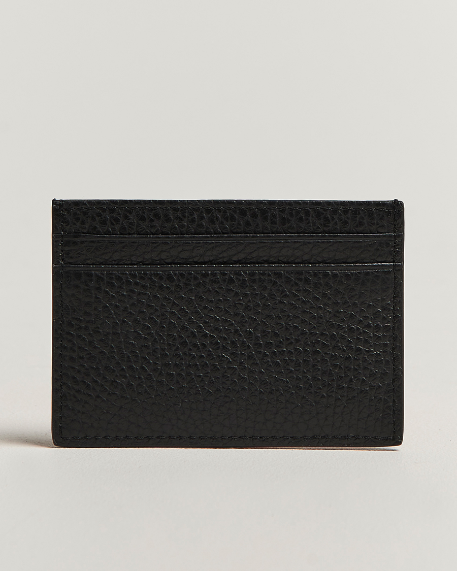 Men | Wallets | Tiger of Sweden | Wharf Leather Card Holder Black