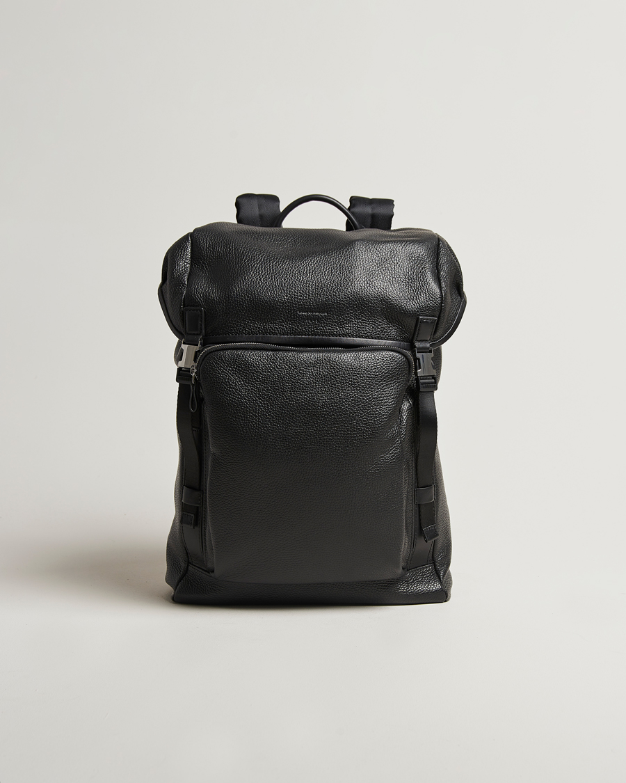 Men | Bags | Tiger of Sweden | Baha Leather Backpack Black