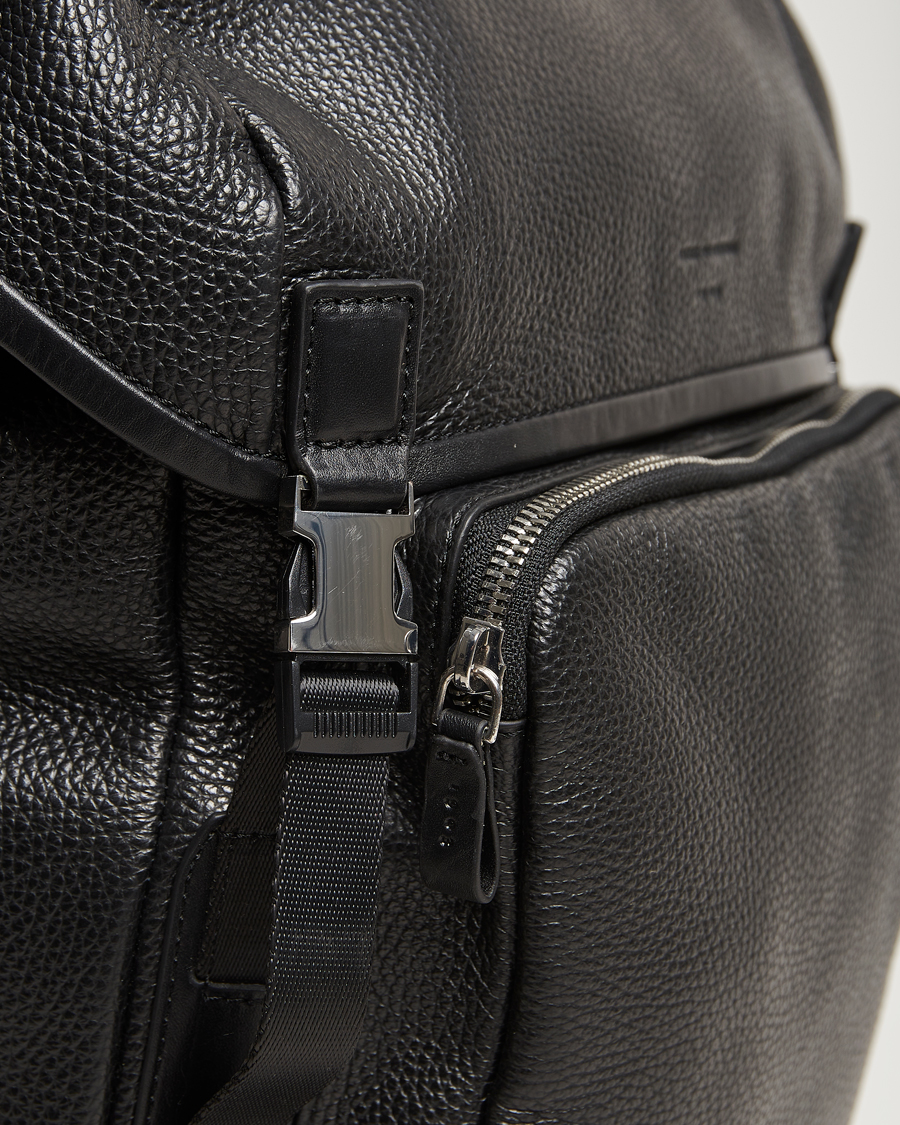 Men | Bags | Tiger of Sweden | Baha Leather Backpack Black